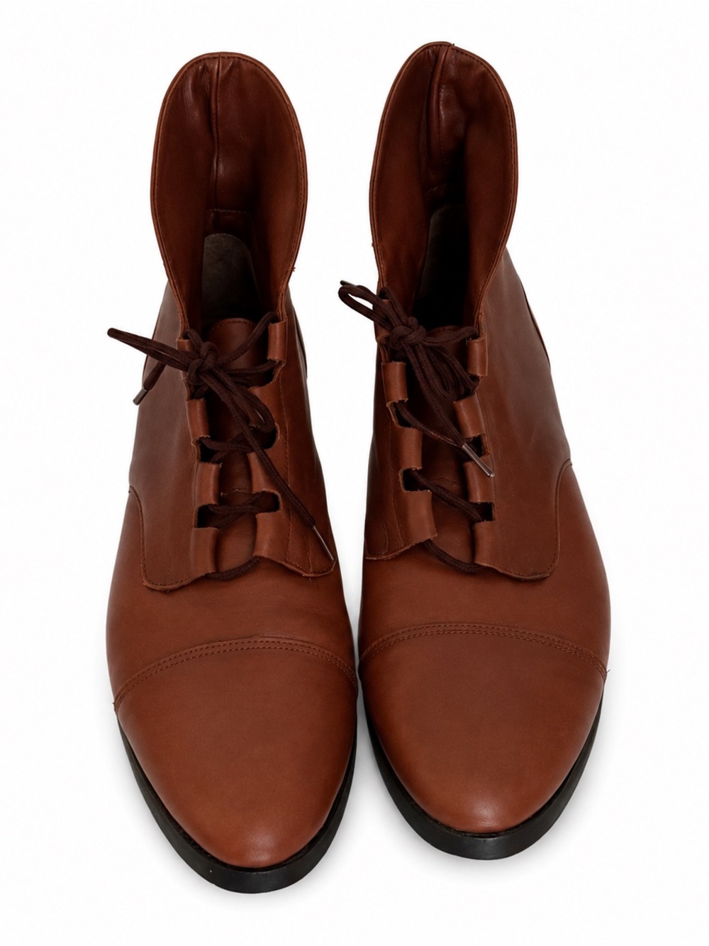 Prima Royale Tan Leather Chukka Boots Lace-Up Sz 9.5 Like New